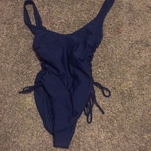 Blue swimsuit
